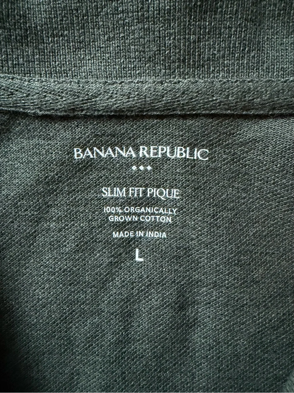 Banana Republic Men’s Dark Green Polo Shirt